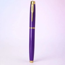Renklime Premium Mor Metal Roller Kalem