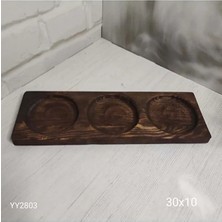 Yoyomold YY2803 Dikdörtgen 3lü Saksı Altlığı 30X10 Silikon Kalıp
