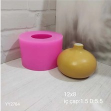 Yoyomold YY2784 Şişirme Vazo 8cm Silikon Kalıp