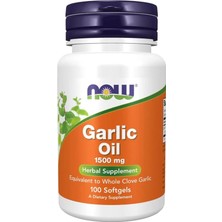 Now Foods Garlic Oil 1,500 Mg 100 Softgels