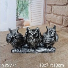 Yoyomold YY2774 3lü Baykuş Silikon Kalıp