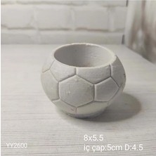 Yoyomold YY2600 Futbol Topu Saksı Silikon Kalıp