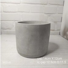 Yoyomold YY2141 Silindir Saksı 12 cm Silikon Kalıp