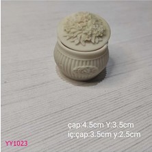 Yoyomold YY1023-TAKI Kutusu Kapaklı Tomurcuk Çiçekli Silikon Kalıp