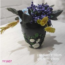 Yoyomold YY1607-ÇIÇEK Işlemeli Saksı Silikon Kalıp