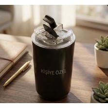 Kişiye Özel Termos Paslanmaz Çelik Termos Bardak 400 ml Sevgiliye Hediye Masaüstü Termos