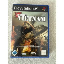 Ps2 Conflıct Vıetnam Orjinal Oyun 10/7,5 Kondüsyon   Kitapçık Var  Almanca Kapak