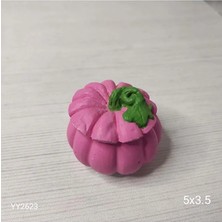 Yoyomold YY2623 Kapaklı Kabak Lokumluk 5x3.5cm Silikon Kalıp