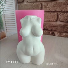 Yoyomold Hamile Kadın Mum Modeli Silikon Kalıp