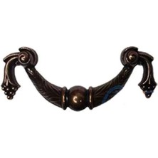 Marsilyan Dekoratif Zamak Üzümlü Kulp - 64MM, Eskitme, 1 Adet