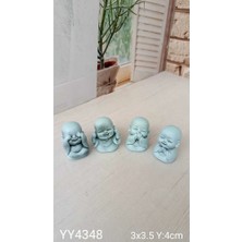 Yoyomold YY4348 Minik Budalar Dekoratif Obje Silikon Kalıp