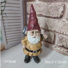 Yoyomold Bahçe Cücesi Elinde Balta Olan Silikon Kalıp