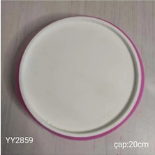 Yoyomold YY2859 Yuvarlak Sunumluk Tabak 20CM Silikon Kalıp