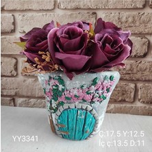 Yoyomold Ahşap Kapılı Saksı