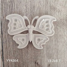 Yoyomold YY4364 Dekoratif Kanatlı Kelebek Silikon Kalıp