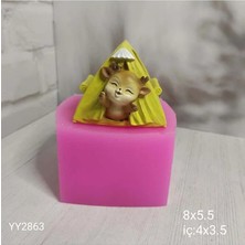 Yoyomold YY2863 Çadırda Geyik Çiçeklik Silikon Kalıp