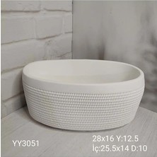 Yoyomold YY3051 Noktalı Geniş Saksı 28CM Silikon Kalıp