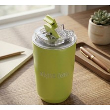 Kişiye Özel Termos Paslanmaz Çelik Termos Bardak 400 ml Sevgiliye Hediye Masaüstü Termos