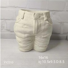 Yoyomold Kot Pantolon Saksı Silikon Kalıp • El Yapımı Dekoratif Saksı Tasarımları Için Hediye Seçeneği!
