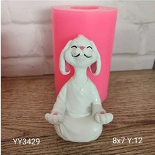 Yoyomold Yogacı Tavşan Silikon Kalıp