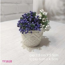 Yoyomold YY1618-SAKSI Prizma Desen Içinde Çiçek Benzeri Desenler Var Silikon Kalıp