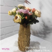 Yoyomold YY1731-TÜY Yapraklı Vazo Ince Uzun Silikon Kalıp