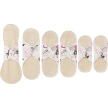 Ayana %100 Pamuk Yıkanabilir ve Sızdırmaz Regl Pedi -6'lı Set