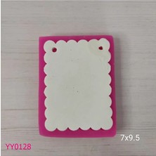 YOYOMOLD YY0128 Kenarları Fırfırlı Dikdörtgen Tabanlık Silikon Kalıp