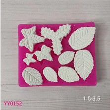 YOYOMOLD YY0152 Çoklu Yaprak Kalıbı Silikon Kalıp
