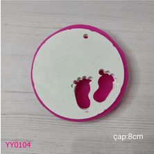 YOYOMOLD YY0104 Ayak Figürlü Yuvarlak Tabanlık Silikon Kalıp