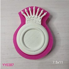 YOYOMOLD YY0387 Kral Taç Yuvarlak Çerçeve Silikon Kalıp