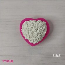 YOYOMOLD YY0158 Güllü Kalp Silikon Kalıp