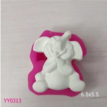 YOYOMOLD YY0313 Oturan Mutlu Fil Silikon Kalıp