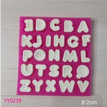 YOYOMOLD YY0239 Düğme Harf Silikon Kalıp