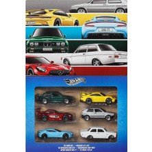 Datatek JLB25 Hot Wheels Euro Style 6lı Araç Paketi 1:64