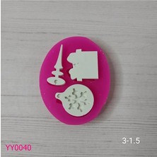 YOYOMOLD YY0040 Yılbaşı Kar Tanesi Silikon Kalıp