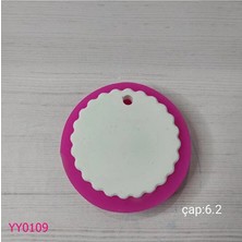 YOYOMOLD YY0109 Kenarları Fırfırlı Yuvarlak Silikon Kalıp