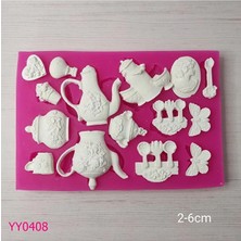 YOYOMOLD YY0408 Minyatür Mutfak Eşyaları Silikon Kalıp