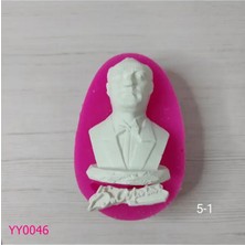 YOYOMOLD YY0046 Atatürk imzalı Büst Silikon Kalıp