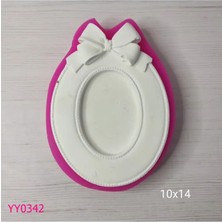 YOYOMOLD YY0342 Fiyonklu Elips Çerçeve Silikon Kalıp