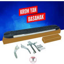 Türkmen Toyota Hilux Krom Yan Basamak 203 cm 2015 ve Üzeri Model
