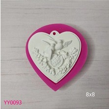 YOYOMOLD YY0093 Çiçek ve Kuş Tasarımlı Silikon Kalıp