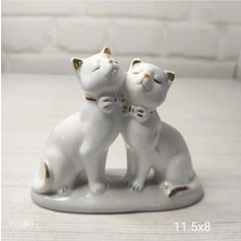 Yoyomold YY2161 Sevgili Ikili Kedi Biblo Silikon Kalıp