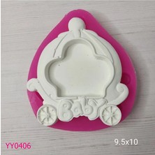 YOYOMOLD YY0406 Baby Yazılı Balkabağı Çerçeve Silikon Kalıp
