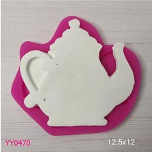 YOYOMOLD YY0470 Çaydanlık Görünümlü Tabanlık Silikon Kalıp