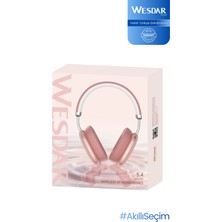 Wesdar K-283H Bluetooth Kulak Üstü Katlanabilir Taşıma Çantalı Kulaklık