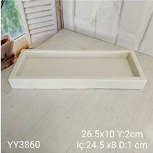 Yoyomold YY3860 - Dikdörtgen Sunum Tabak - Silikon Kalip, YY3860, Silikon Kalip Tüm Modeller