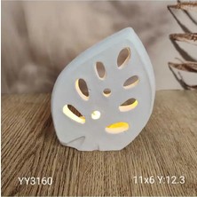 Yoyomold YY3160 Yaprak Tealıght Mumluk 12.3cm Silikon Kalıp