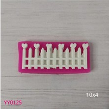 YOYOMOLD YY0125 Uçları Kalpli Çit Silikon Kalıp