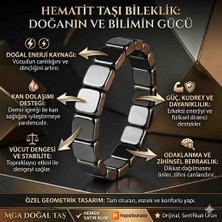 Hematit Bileklik - Hematit Taşı Bileklik - Doğal Taş - Hematit